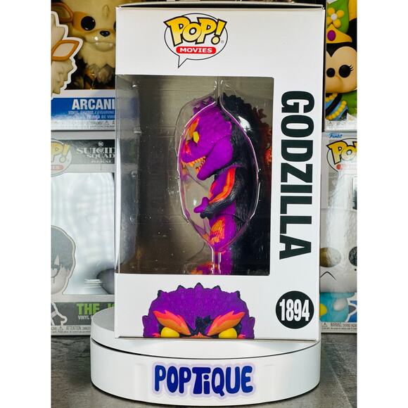 Godzilla Retro Futurism Art Godzilla Premium Funko Pop! #1894 - Picture 2 of 6
